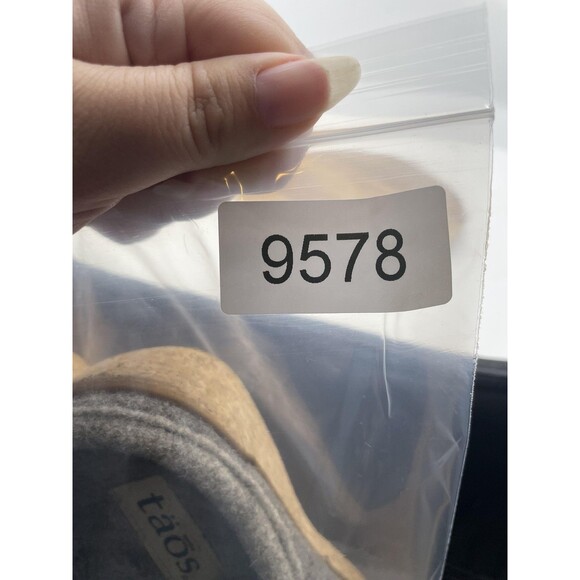 Taos Woolery Clogs Womens 6 Gray Wool Slippers Comfort Cork Slip On Casual - Picture 11 of 11